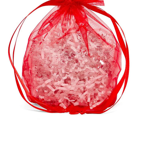 Wide Round Flat Bottom Organza Bags 9'' x 5 1/2'' x 12'' for Weddings