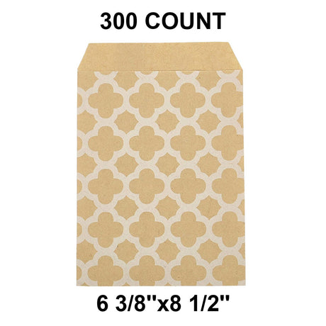Reliable White Paper Merchandise Bags 6 3/8" x 8 1/2"