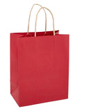 Versatile Kraft Tinted Color Shopping Bag 8" x 4 3/4" x 10 1/4"