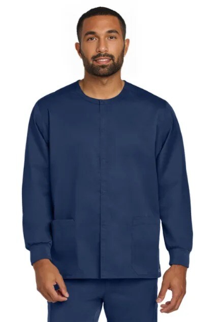 Wink® WorkFlex Snap Front Scrub Jacket Comfortable