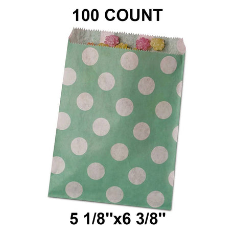 Charming Large Dots Merchandise Bags 5 1/8" x 6 3/8"