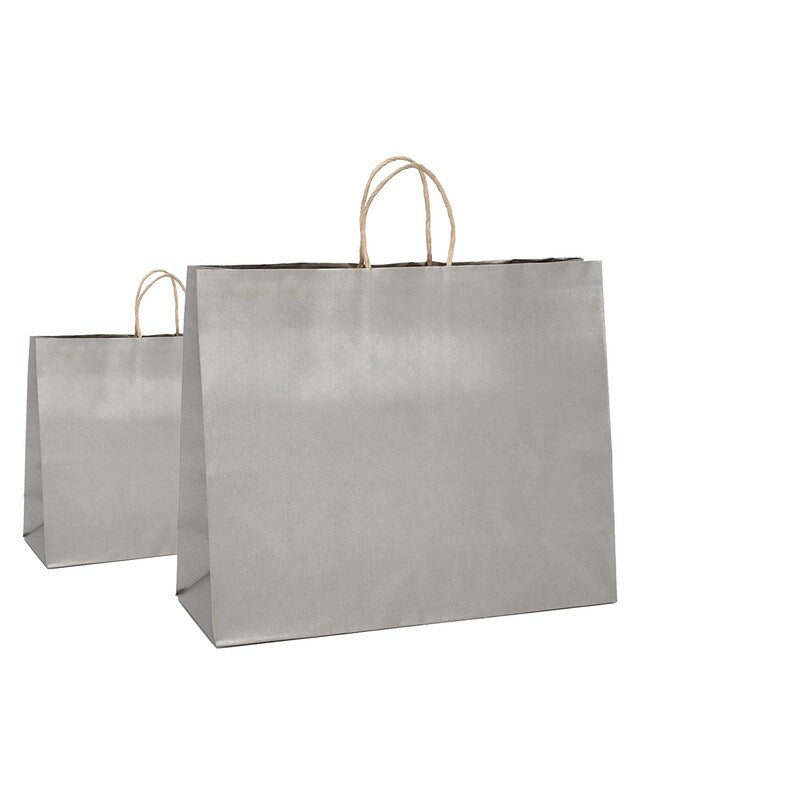 Metallic Shopping Bag Durable 16" x 6" x 18 1/2"