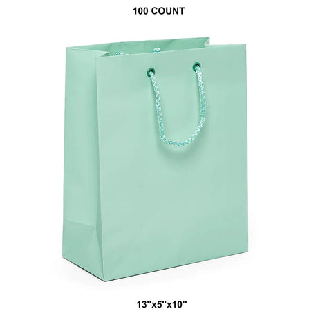 Stylish Matte Euro Tote 13" x 5" x 10"