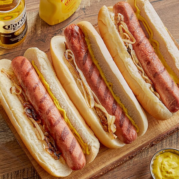 Vienna Beef 8" 3/1 Ditka Hot Beef Polish Sausage - 15/Pack