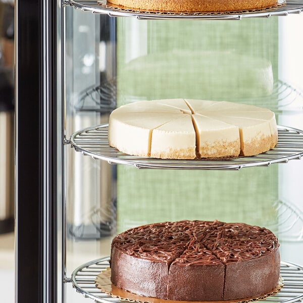 Sirabella's 12-Slice Pre-Cut Vegan Cheesecake 42 oz. - 6/Case