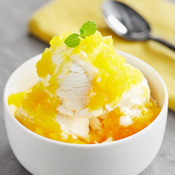 Oringer Pineapple Dessert / Sundae Topping 3/4 Gallon