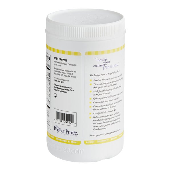 Perfect Puree Banana Puree 30 oz. - 6/Case