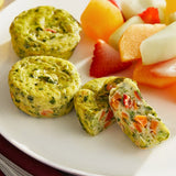 Cuisine Innovations Veggie and Cheese Omelet Bites 1.5 oz. - 60/Case