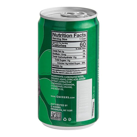 Q Mixers Premium Ginger Ale Can 7.5 fl. oz. - 24/Case