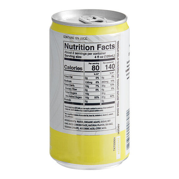 Q Mixers Premium Margarita Mix Can 7.5 fl. oz. - 24/Case
