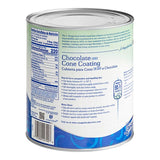 J. Hungerford Smith Chocolate Cone Shell Coating #10 Can - 6/Case