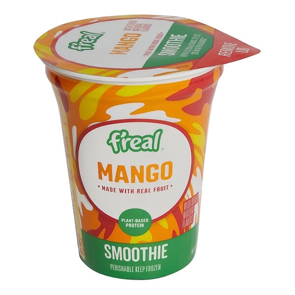 f'real Blend and Go Mango Smoothie 8 fl. oz. - 12/Case