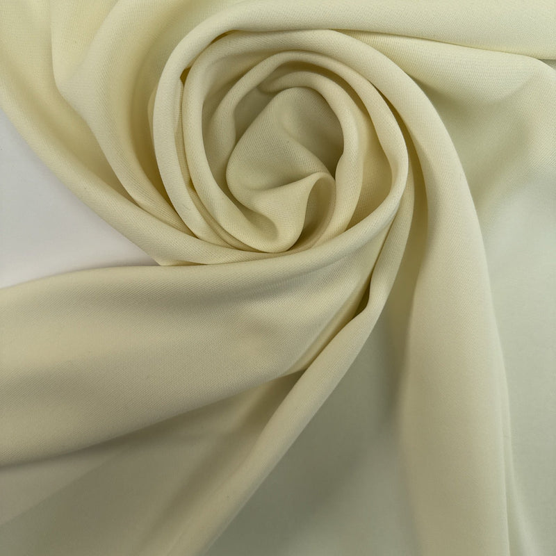 White Polyester Piqué Woven
