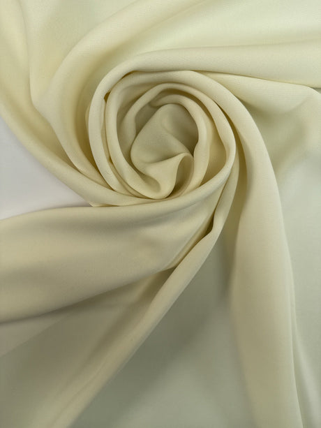 White Polyester Piqué Woven