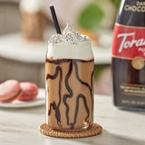 Torani Puremade Dark Chocolate Flavoring Sauce 64 fl. oz. - 4/Case
