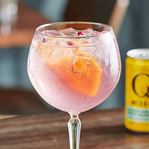 Q Mixers Elderflower Tonic Water Can 7.5 fl. oz. - 24/Case