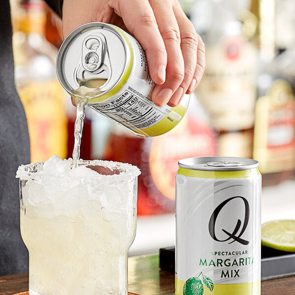 Q Mixers Premium Margarita Mix Can 7.5 fl. oz. - 24/Case