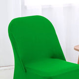 Fuchsia Stretch Folding Chair Cover for Stylish Event Seating