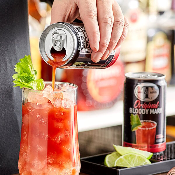 Mr. & Mrs. T Bloody Mary Mix Can 7.5 fl. oz. - 24/Case