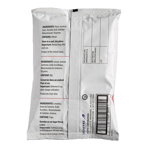 Lesaffre Platinum Instant Superior Baking Yeast 8 oz. - 20/Case