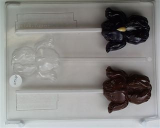 Iris Flower Sucker Chocolate Mold - CCAO120