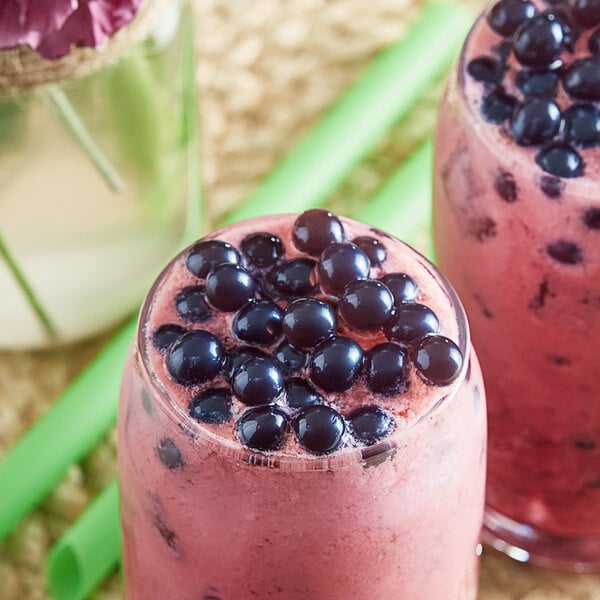 Bossen Pure25 Blueberry Bursting Boba 7.04 lb. - 4/Case