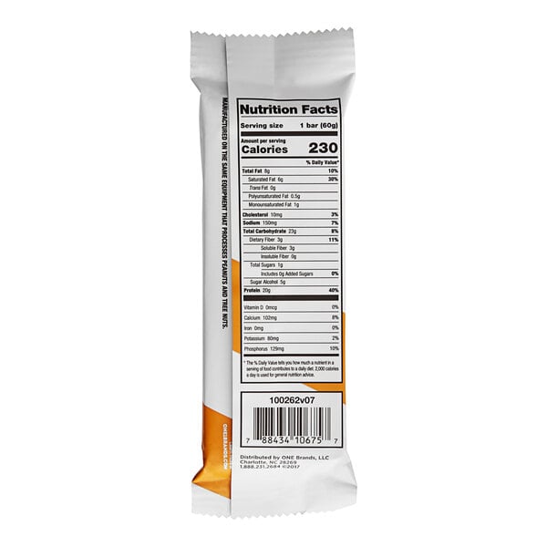 ONE Maple Glazed Donut Protein Bar 2.12 oz. - 12/Box