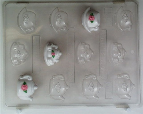 Tea Party Assortment Chocolate Mold - CCAO069