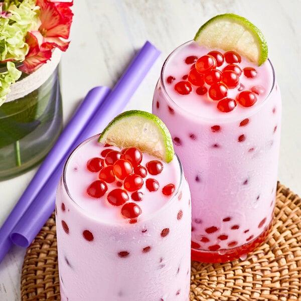 Bossen Pure25 Cherry Bursting Boba 7.04 lb. - 4/Case