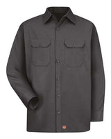 Red Kap Men's Utility Long Sleeve Work Shirt