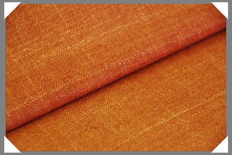 Curry Matka Silk Fabric - Curry, Raw Silk, 44/45" Width
