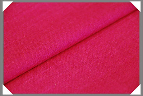 Fuchsia Matka Silk Matka Fabric - Fuchsia, Solid