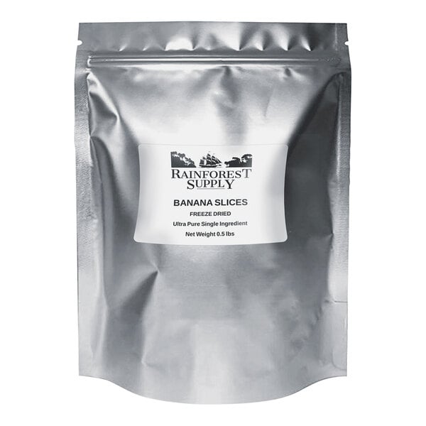 Rainforest Supply Freeze-Dried Sliced Banana 0.5 lb.