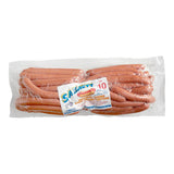 Sabrett 6 3/8" 10/1 Natural Casing Beef Frank - 50/Pack