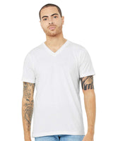 BELLA + CANVAS® Heather CVC Short Sleeve V-Neck Tee