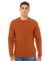 BELLA + CANVAS® Sponge Fleece Raglan Crewneck Long Sleeve Sweatshirt