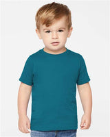 RADYAN® Toddler Fine Jersey Crewneck Short Sleeve Tee - 3321