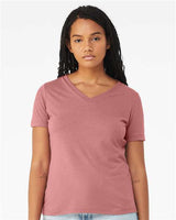 BELLA + CANVAS® Women's Relaxed Triblend Short Sleeve V-Neck T-shirt