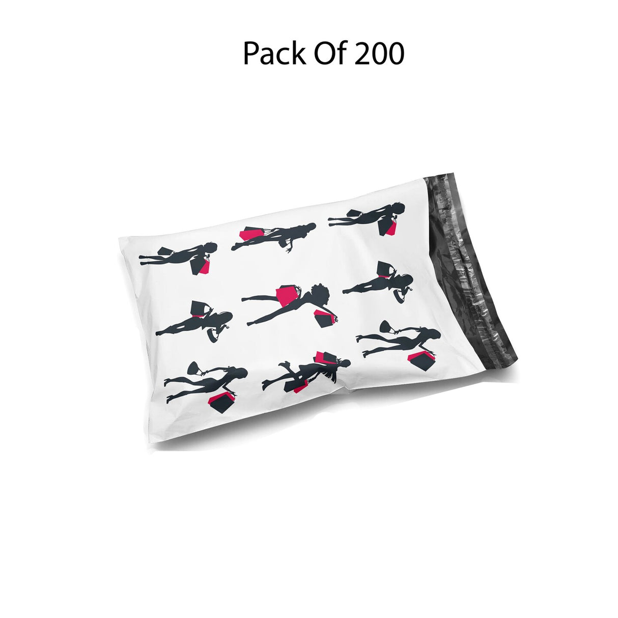 Poly Bag Mailer 10" x 13" Glossy Multi Design Envelopes | Premium Plastic Mailing & Courier Bags