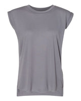 BELLA + CANVAS® Women’s Flowy Rolled Cuffs Muscle T-Shirt