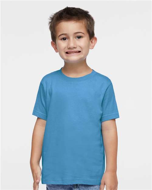RADYAN® Toddler Fine Jersey Crewneck Short Sleeve Tee - 3321