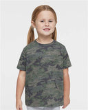 RADYAN® Toddler Fine Jersey Crewneck Short Sleeve Tee