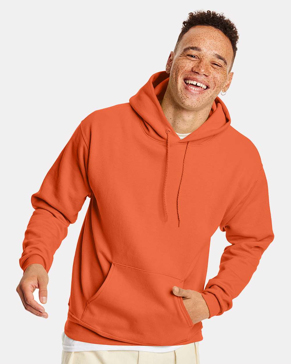 Hanes® Ecosmart Long Sleeve Hooded Sweatshirt