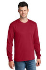 Port & Company® Crewneck Long Sleeve Core Cotton Tee