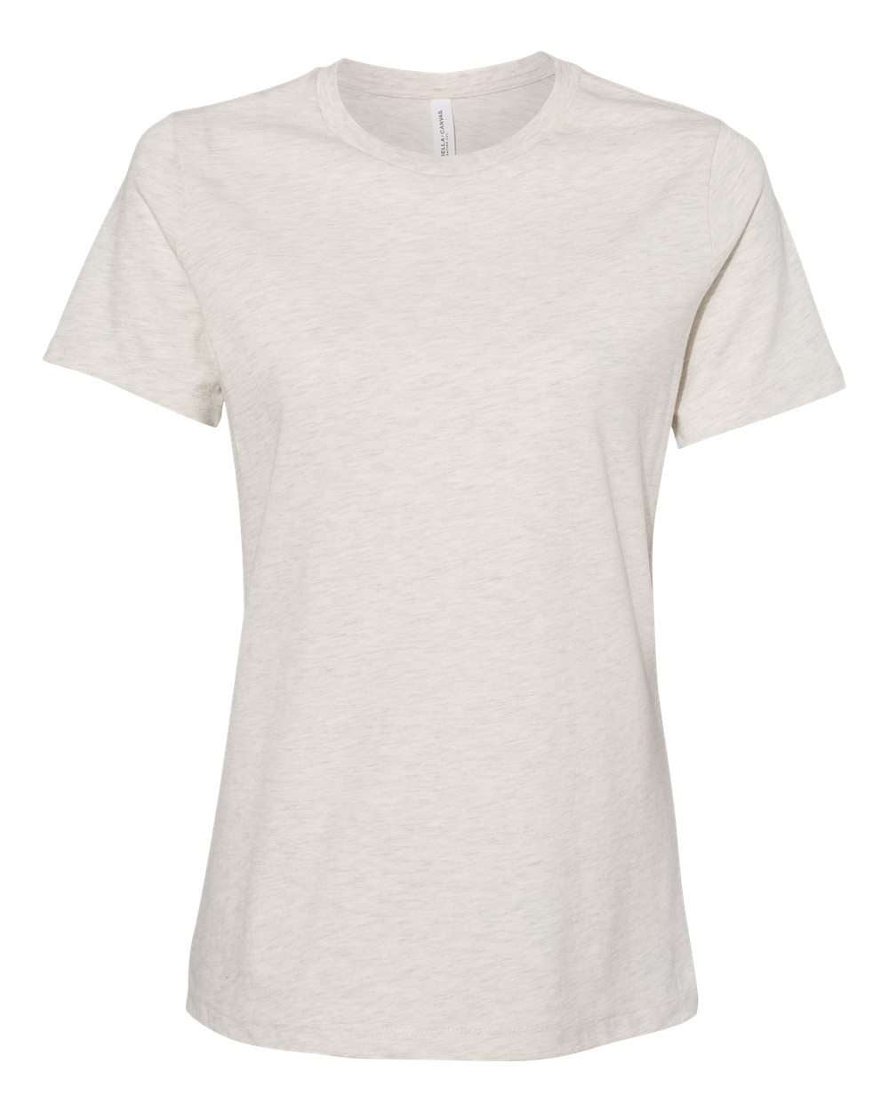 BELLA + CANVAS® Women's Relaxed Fit Heather CVC Crewneck Tee