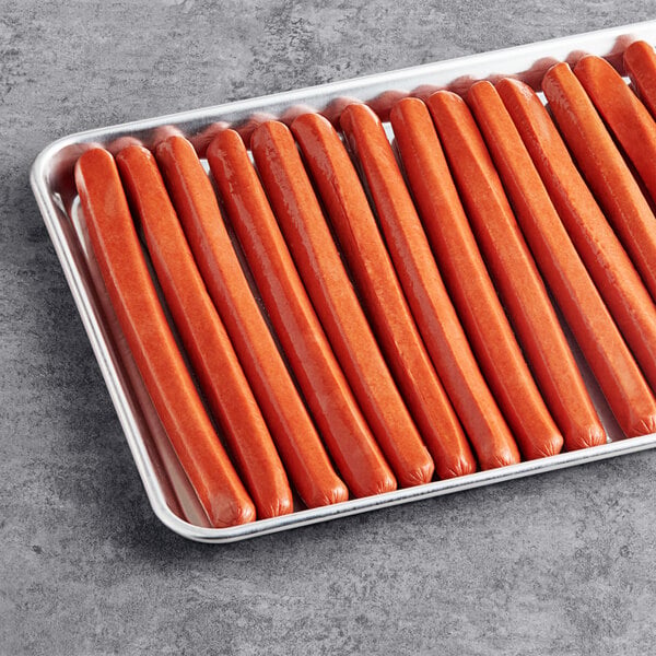 Sabrett 12" 4/1 Skinless Beef Frank - 20/Pack