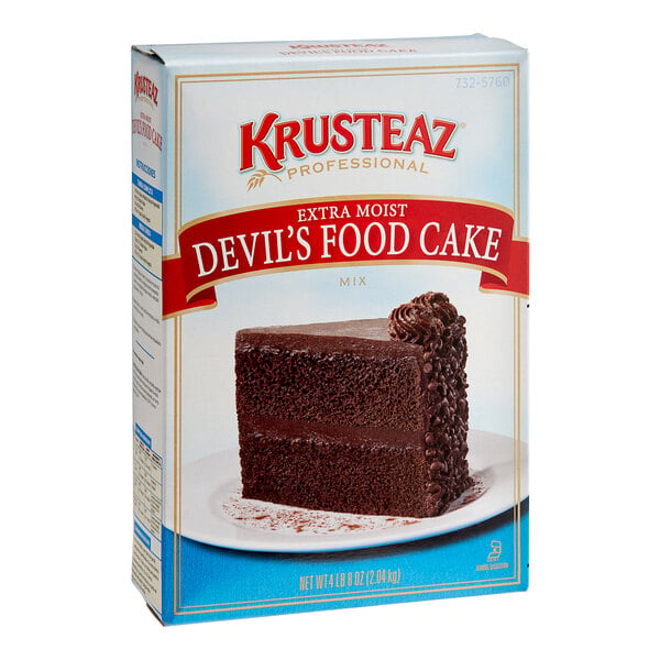 Krusteaz Professional 4.5 lb. Extra Moist Devil's Food Cake Mix - 6/Case