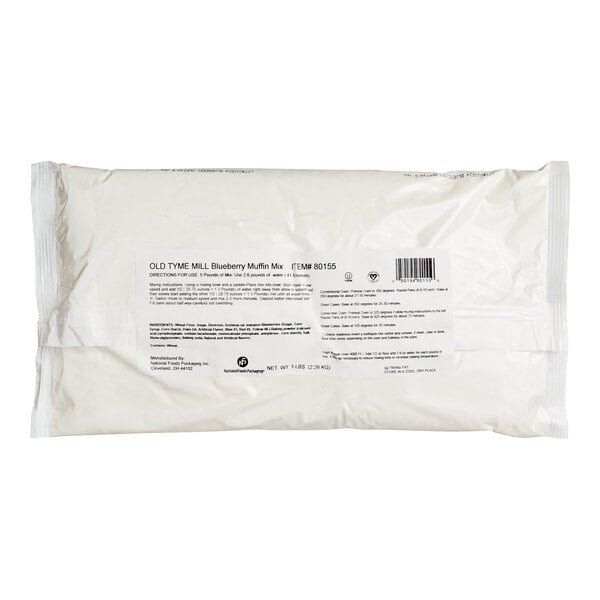 5 lb. Blueberry Muffin Mix - 6/Case