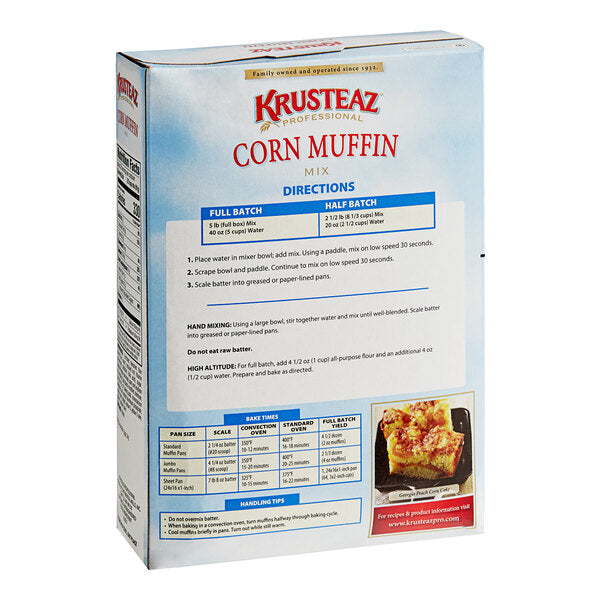 Krusteaz Professional 5 lb. Corn Muffin Mix - 6/Case