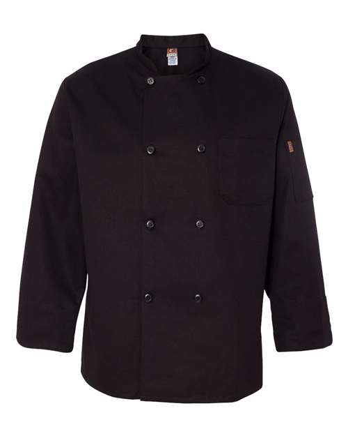 Chef Designs Black Traditional Chef Coat